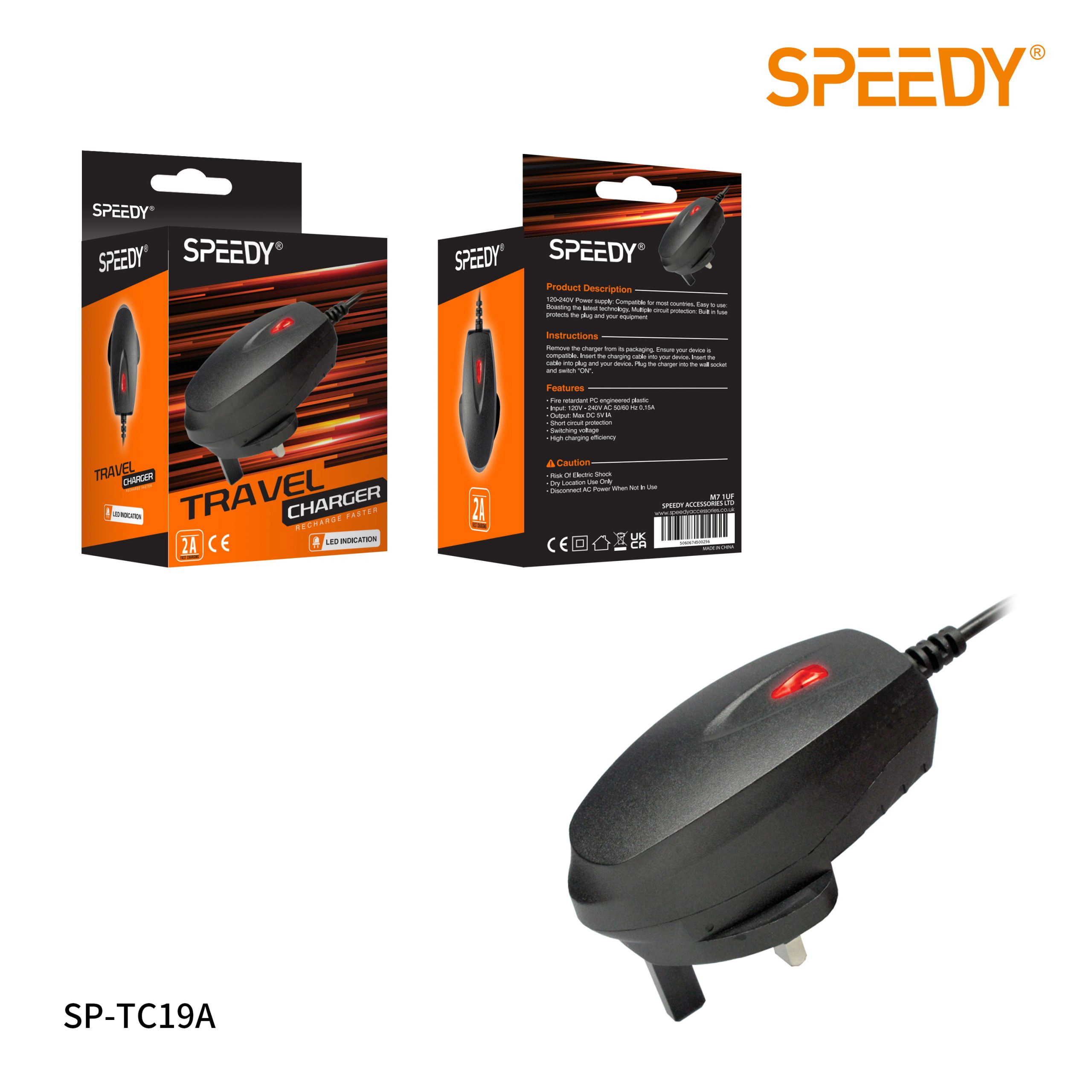 4G MAIN CHARGER 1A (SP TC19A)