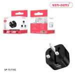 USB Type-C+PD 20w Fast Charger Folding Plug (SP-TC77AC) (BLACK)