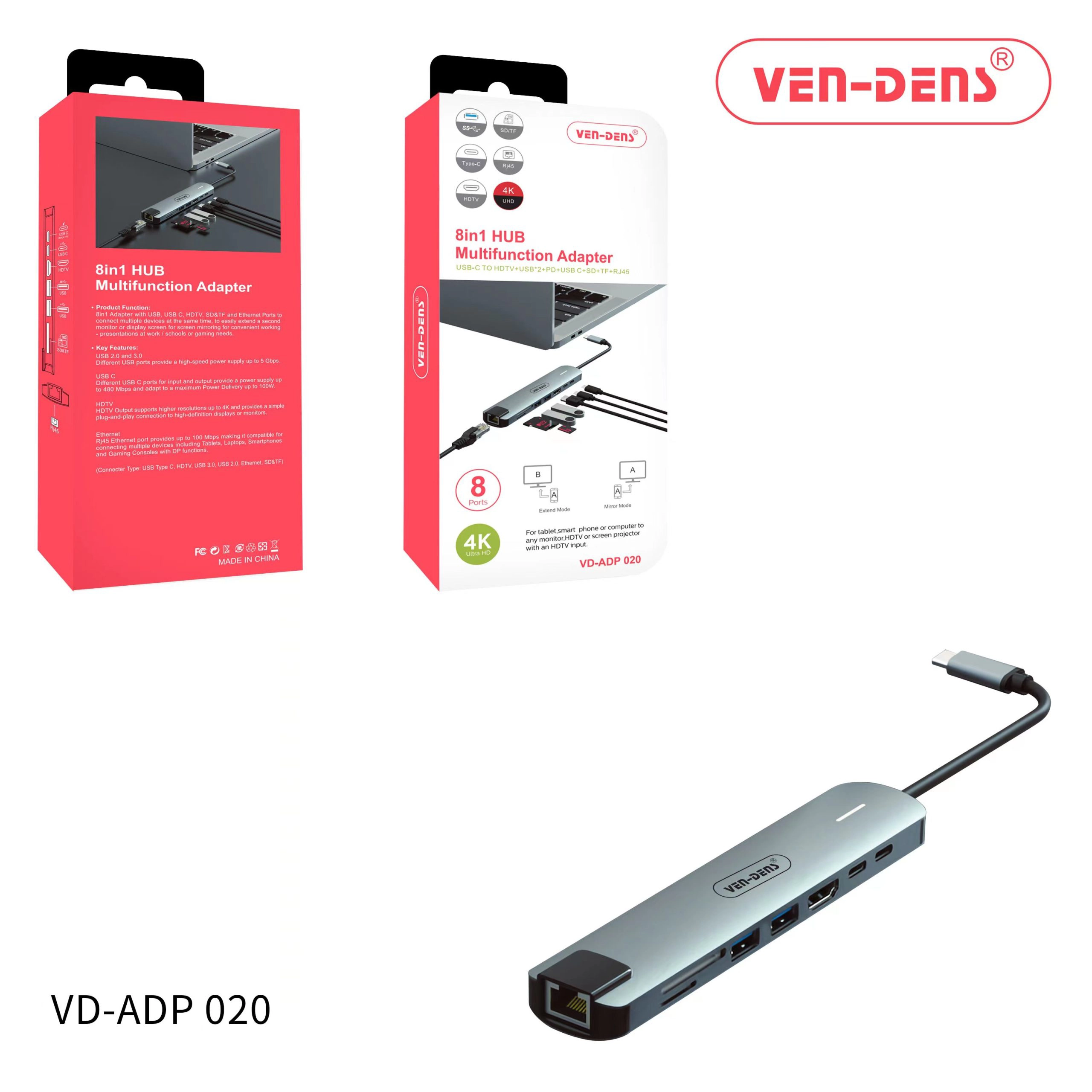 8 IN 1 HUB Multifunction Adapter