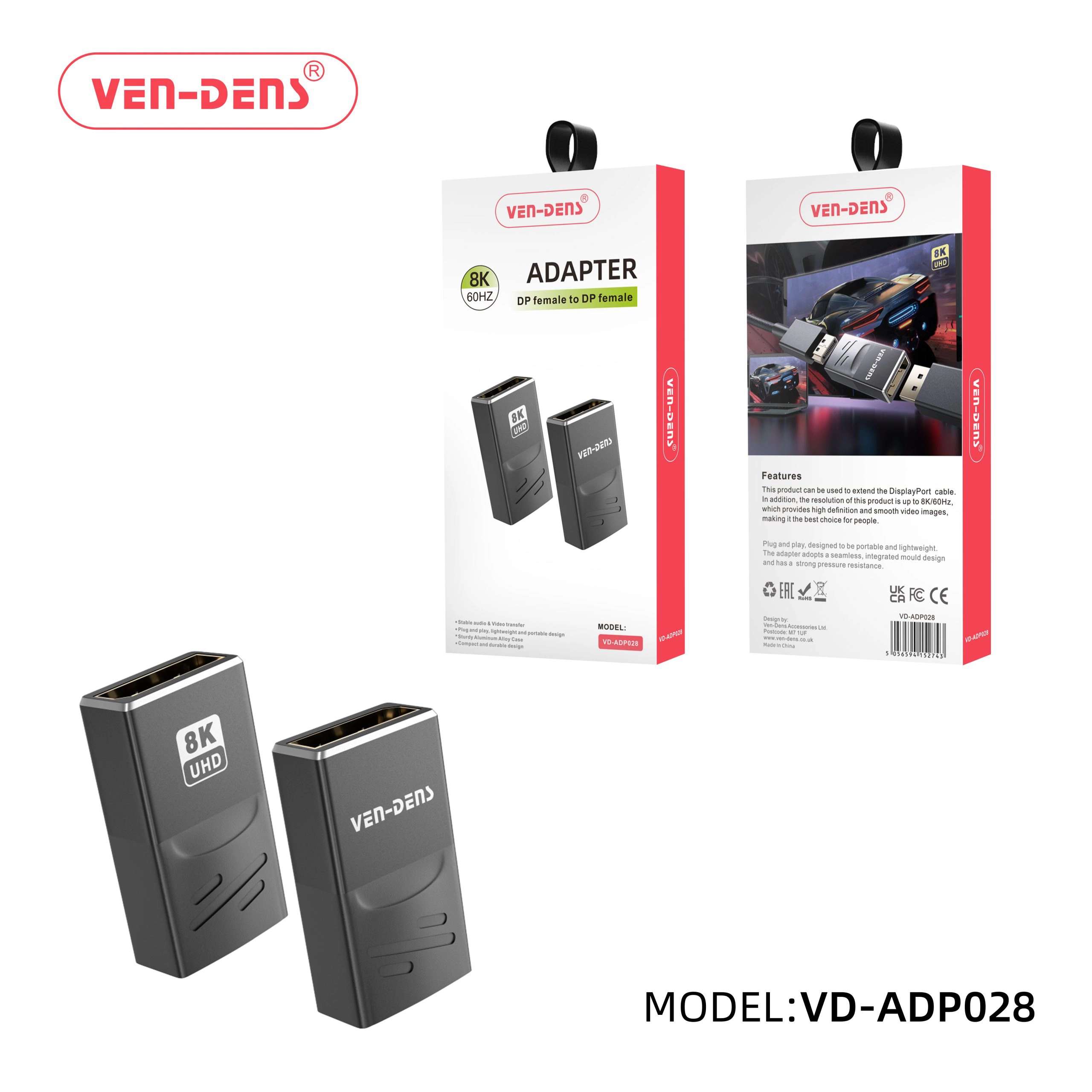Sturdy & Durable 8k adapter