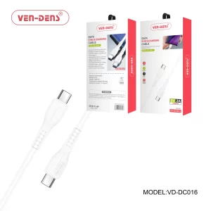 Type C to Type C Charging Cable 2A White (1 Metre)