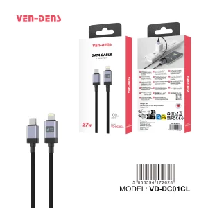 27W USB C To Lightning Charging Cable