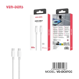 60W PVC Cable USB C To TYPE C Cable