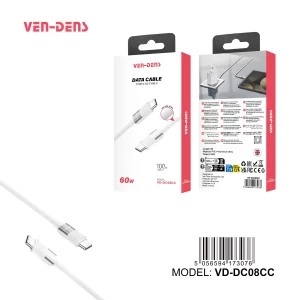 60W PVC Cable USB C To TYPE C Cable