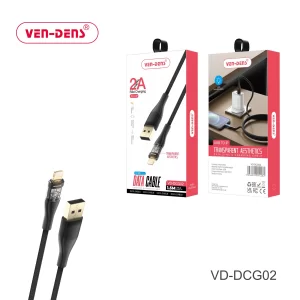 Transparent Aesthetics Fast Charging USB A To Lightning Charging Cable