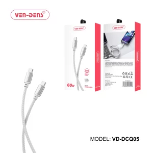 60W Silicone Cable USB C To TYPE C Cable