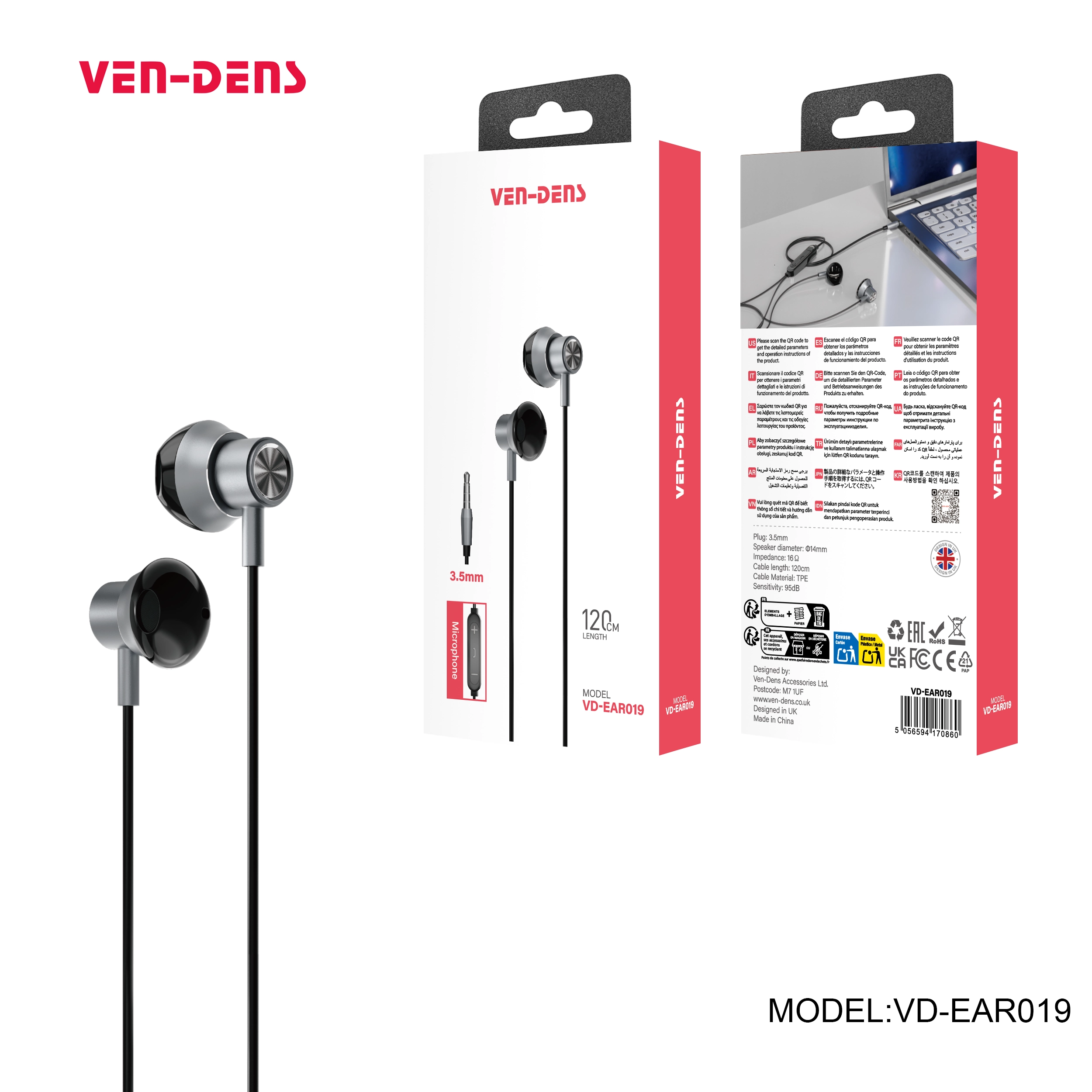 Earphones Plug & play for 3.5MM jack