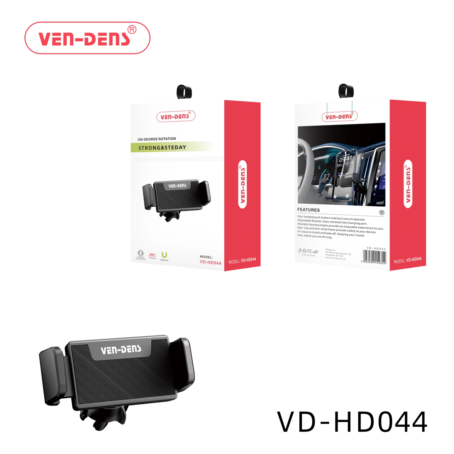 360 degree strong & steady car holder