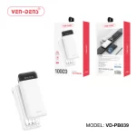 Power Bank 10000mAh 3IN1 Built in Charging Cables