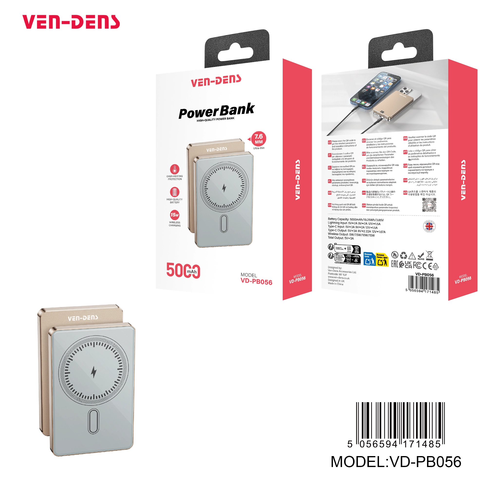 Power Bank 5000mAh 15w